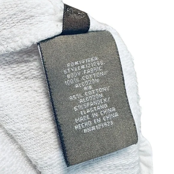 ✌️OUT✌️XCVI Jacket Hoodie Towel Cotton Women's XL Crisp White Cover Up Beach - Picture 4 of 5